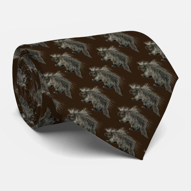 Porcupine Krawatte (Gerollt)