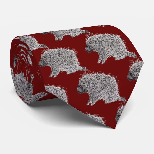 Porcupine Krawatte (Gerollt)