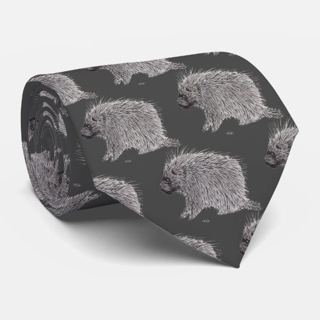 Porcupine Krawatte (Gerollt)