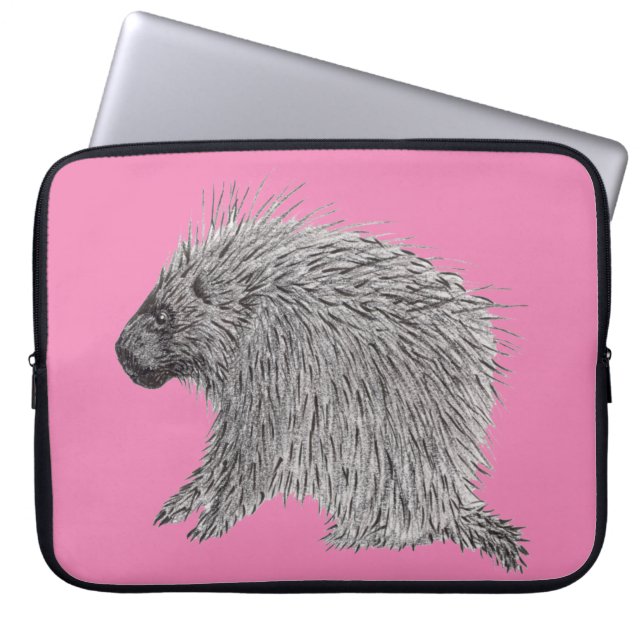 Porcupine Laptopschutzhülle (Vorderseite)