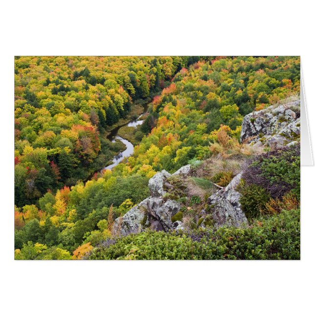 Porcupine Mountains Couleur d'automne (Devant horizontal)