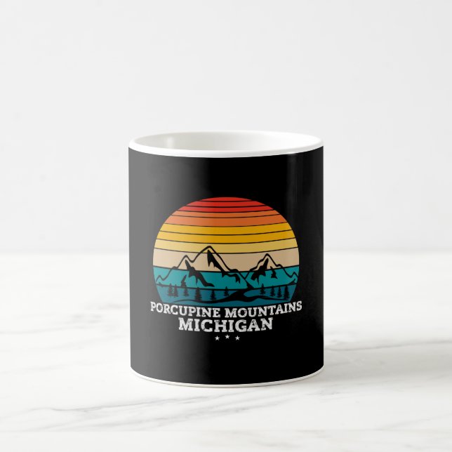 PORCUPINE MOUNTAINS MICHIGAN KAFFEETASSE (Mittel)