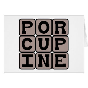 Porcupine, scharfgequillter Nagel