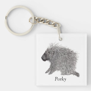 Porcupine-Schlüsselanhänger Schlüsselanhänger