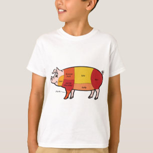 Pork Butcher Chart T-Shirt