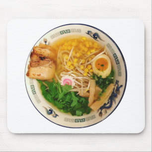 Pork Ramen Noodle Soup Mousepad