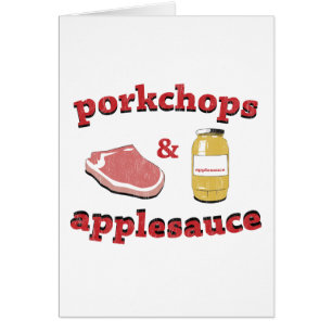 porkchops et compote de pommes