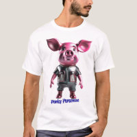 Porky Personas lustige Schweinecharakter