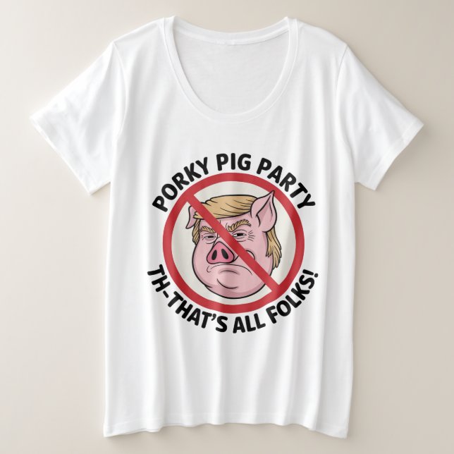 Porky Pig Party: Game Over for One-Party Rule (Design devant)