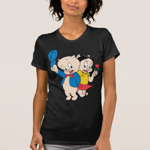 Porky Pig und Petunia T-Shirt