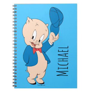 Porky Pig   Wave Hat Notizblock