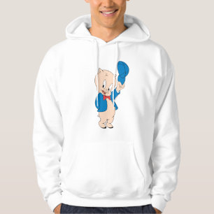 Porky Pig   Winkender Hut Hoodie