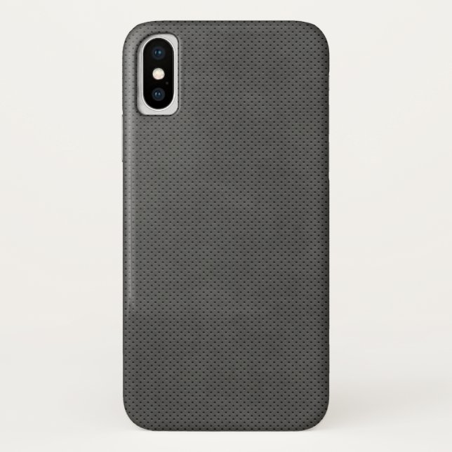 Porous Dark Metal Micro Muster Case-Mate iPhone Hülle (Rückseite)
