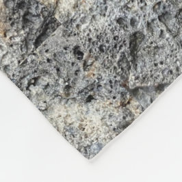 Porous Stone | Gefülltes Muster | Fleecedecke
