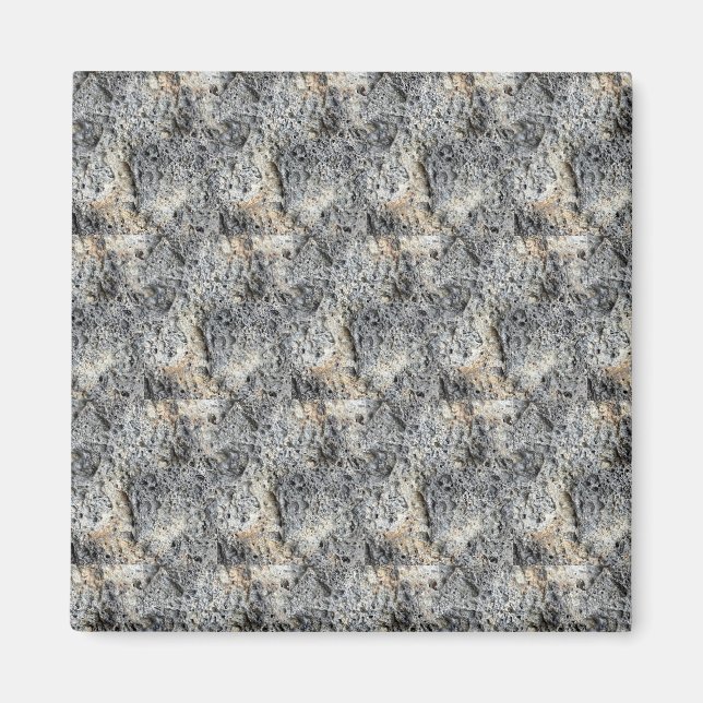 Porous Stone | Gefülltes Muster | Magnet (Vorne)