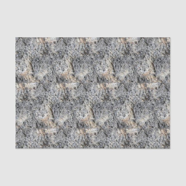 Porous Stone | Gefülltes Muster | Seidenpapier (Vorderseite)