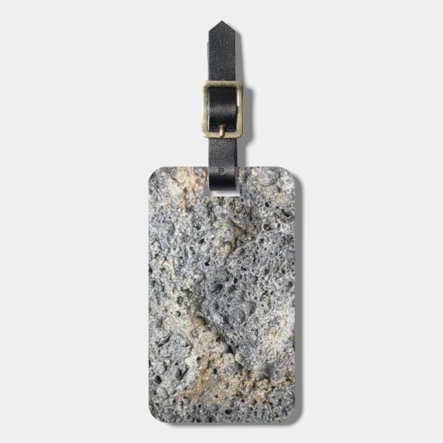 Porous Stone | Gepäckmarke Gepäckanhänger (Vorderseite vertikal)