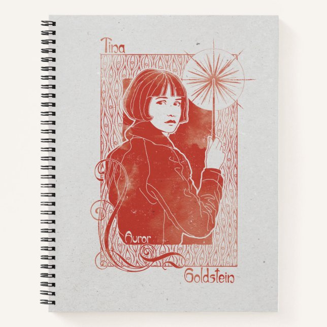 PORPENTINA GOLDSTEIN™ Illustration Notizbuch (Vorderseite)