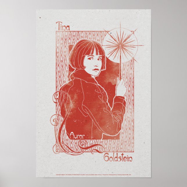 PORPENTINA GOLDSTEIN™ Illustration Poster (Vorne)