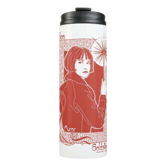 PORPENTINA GOLDSTEIN™ Illustration Thermosbecher (Vorderseite)
