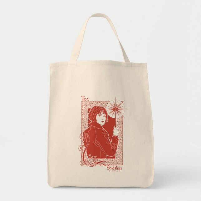 PORPENTINA GOLDSTEIN™ Illustration Tragetasche (Vorne)