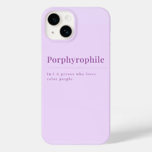 Porphyrophile : coque iphone lavande