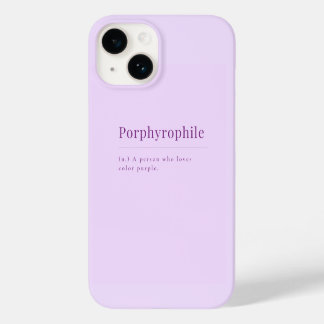 Porphyrophile: Lavendel iPhone Case