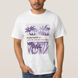 PORPHYROPHILE LILA BLUME T-Shirt