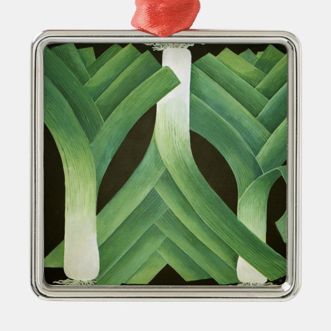 Porrees 2014 silbernes ornament (Vorne)