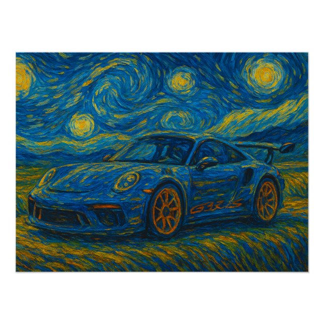 Porsche 911 GT3 RS Poster (Vorderseite)