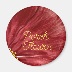 Porsche Blume / Original / Büro Magnet