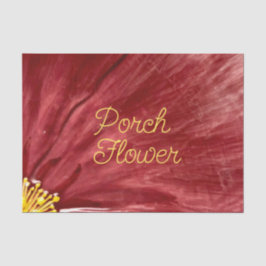 Porsche Blume / Original / Seidenpapier