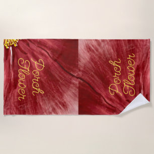 Porsche Blume / Original / Strandtuch