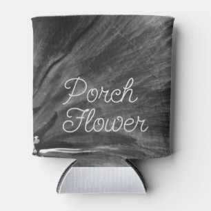 Porsche Blume / Schwarz und Weiß / Dosenkühler