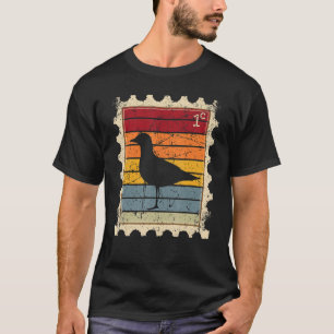 Porsche Briefmarke mit Sonnenuntergang T-Shirt