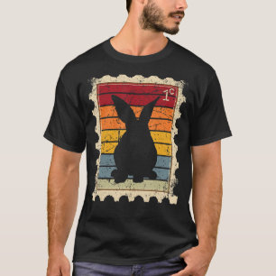 Porsche Briefmarke mit sonnigen Kaninchen T-Shirt
