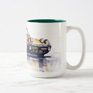 Porsche Kundgebung 914-6 GT Zweifarbige Tasse
