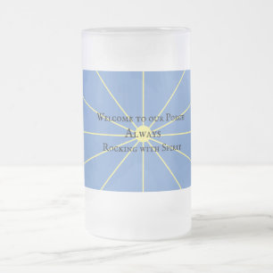 Porsche Spirit Variation   Blau   Mattglas Bierglas