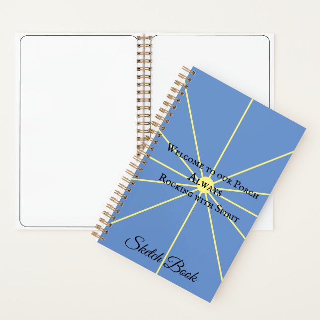 Porsche Spirit Variation | Blau | Sketch-Notebook Notizbuch (Innen)