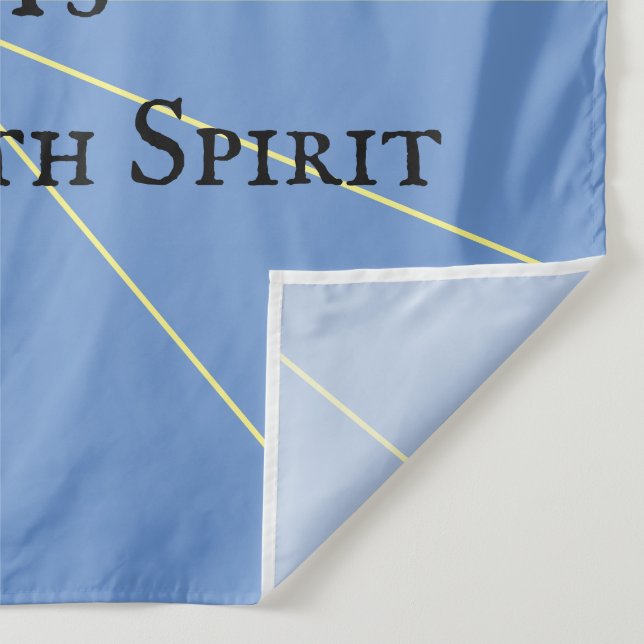 Porsche Spirit Variation | Blau | Tapestry Wandteppich (Detail)