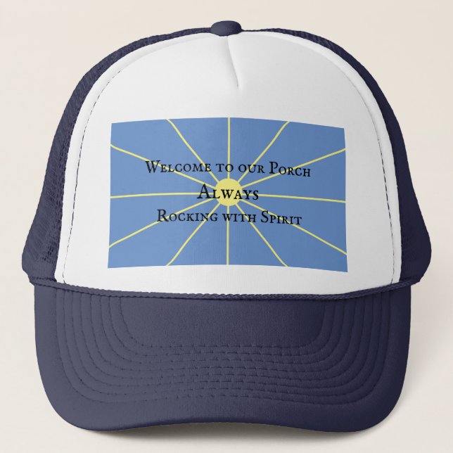 Porsche Spirit Variation | Blau | Trucker Hat Truckerkappe (Vorderseite)