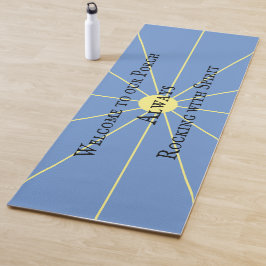 Porsche Spirit Variation | Blau | Yoga Mat Yogamatte