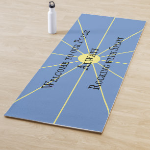 Porsche Spirit Variation Blau Yoga Mat Yogamatte