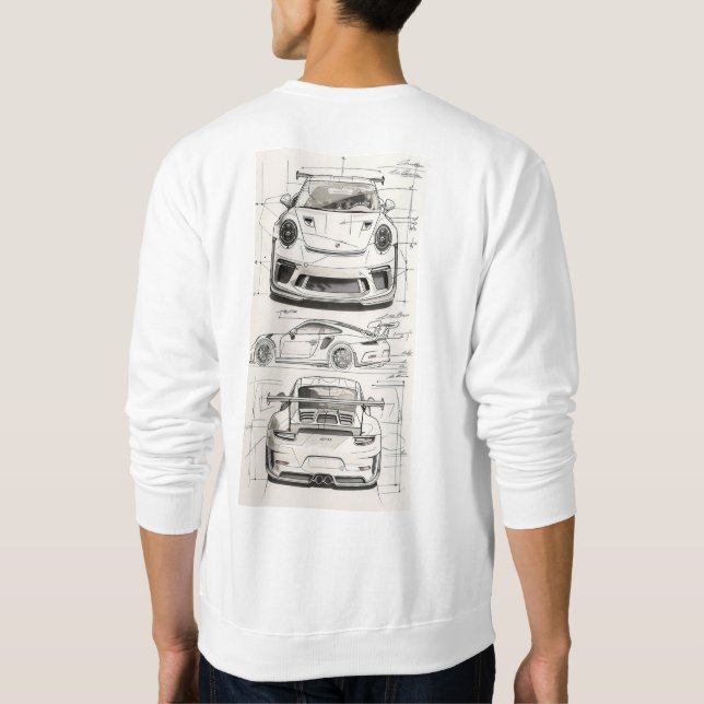 Porsche Sweater. Sweatshirt (Rückseite)