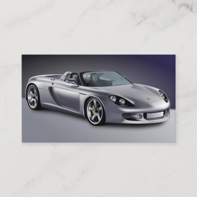 Porsh Business Card Telefonnummerkarte (Vorderseite)