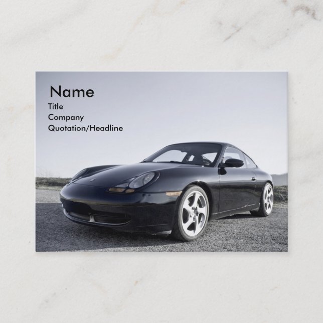 "Porshe" Chubby Visitenkarte (Vorderseite)