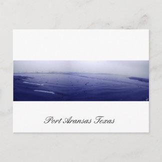 Port Aransas (Panoramic) Fog Postcard Postkarte