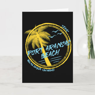 Port Aransas Strand Frühjahrsferien  Karte