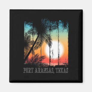 Port Aransas Texas Beach Palms Ferienhaus Surf Sun Magnet