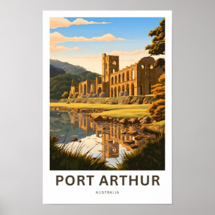 Port Arthur Australia Travel Print Poster